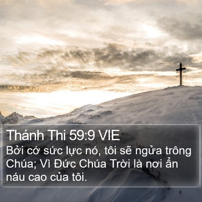 Thánh Thi 59:9 VIE Bible Verse Image