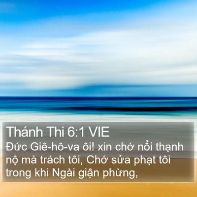 Thánh Thi 6:1 VIE Bible Verse Image