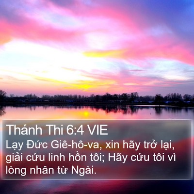 Thánh Thi 6:4 VIE Bible Verse Image