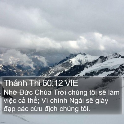 Thánh Thi 60:12 VIE Bible Verse Image