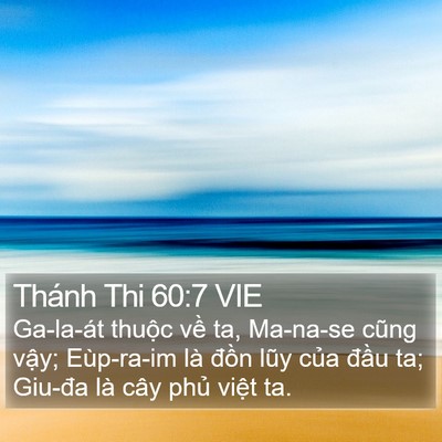 Thánh Thi 60:7 VIE Bible Verse Image
