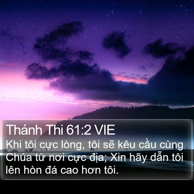 Thánh Thi 61:2 VIE Bible Verse Image