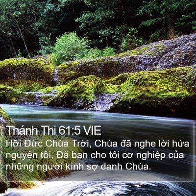 Thánh Thi 61:5 VIE Bible Verse Image