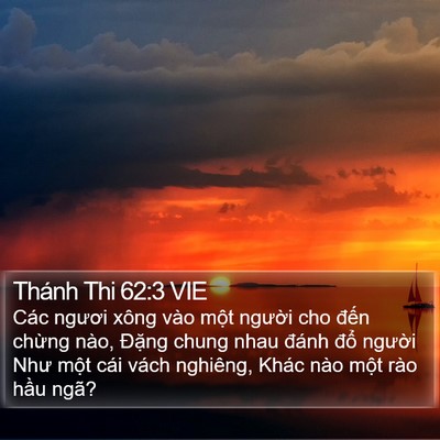 Thánh Thi 62:3 VIE Bible Verse Image