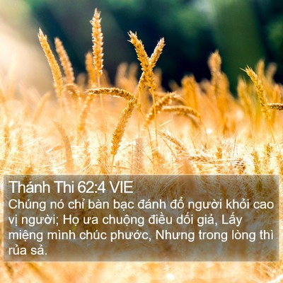 Thánh Thi 62:4 VIE Bible Verse Image