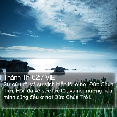 Thánh Thi 62:7 VIE Bible Verse Image