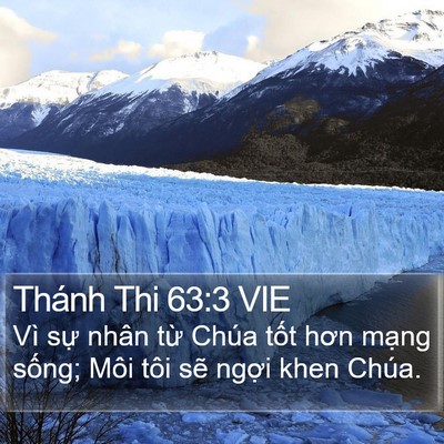 Thánh Thi 63:3 VIE Bible Verse Image