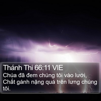 Thánh Thi 66:11 VIE Bible Verse Image