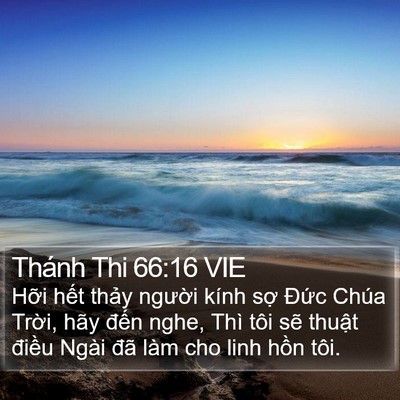 Thánh Thi 66:16 VIE Bible Verse Image