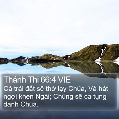 Thánh Thi 66:4 VIE Bible Verse Image