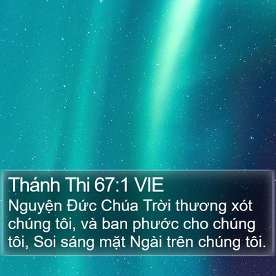 Thánh Thi 67:1 VIE Bible Verse Image