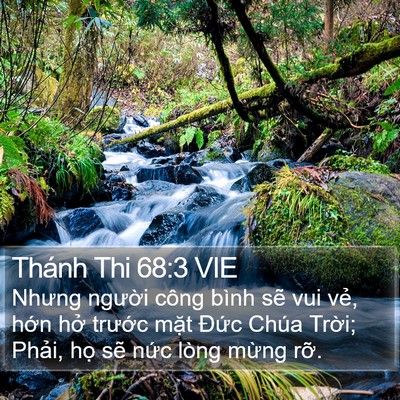 Thánh Thi 68:3 VIE Bible Verse Image