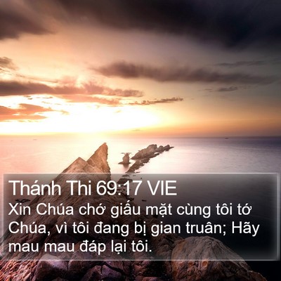 Thánh Thi 69:17 VIE Bible Verse Image