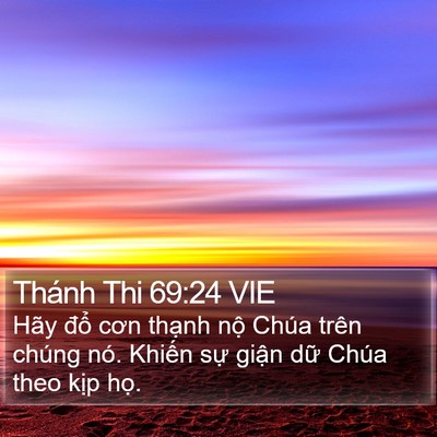 Thánh Thi 69:24 VIE Bible Verse Image