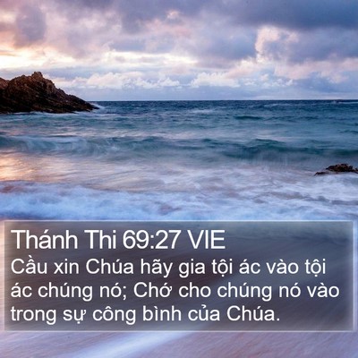 Thánh Thi 69:27 VIE Bible Verse Image