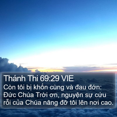 Thánh Thi 69:29 VIE Bible Verse Image