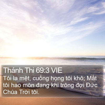 Thánh Thi 69:3 VIE Bible Verse Image