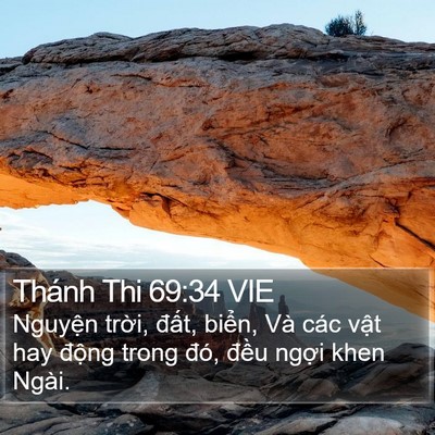 Thánh Thi 69:34 VIE Bible Verse Image