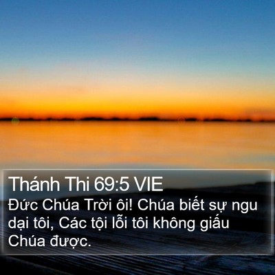 Thánh Thi 69:5 VIE Bible Verse Image