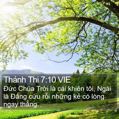 Thánh Thi 7:10 VIE Bible Verse Image