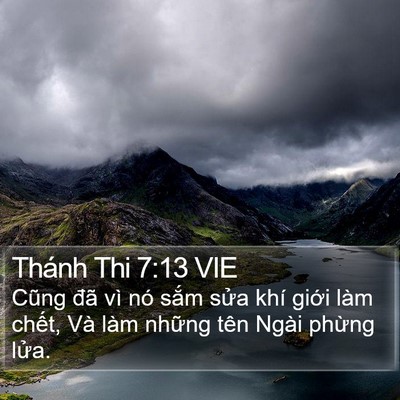 Thánh Thi 7:13 VIE Bible Verse Image