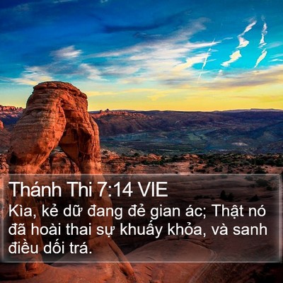 Thánh Thi 7:14 VIE Bible Verse Image