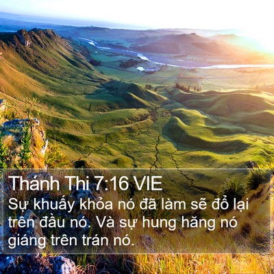 Thánh Thi 7:16 VIE Bible Verse Image