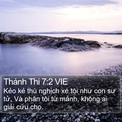 Thánh Thi 7:2 VIE Bible Verse Image