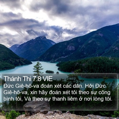 Thánh Thi 7:8 VIE Bible Verse Image
