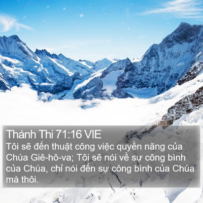 Thánh Thi 71:16 VIE Bible Verse Image