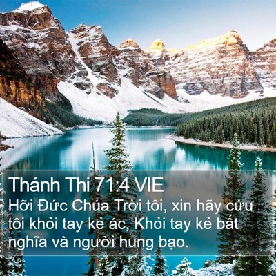 Thánh Thi 71:4 VIE Bible Verse Image