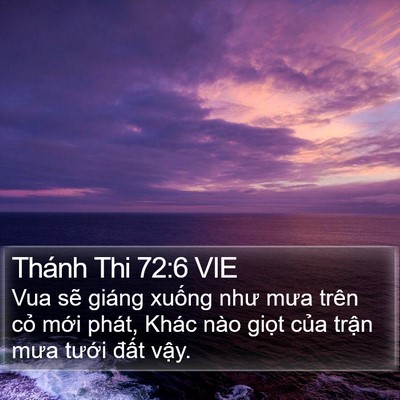 Thánh Thi 72:6 VIE Bible Verse Image