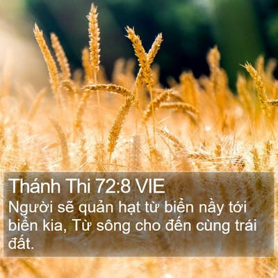 Thánh Thi 72:8 VIE Bible Verse Image