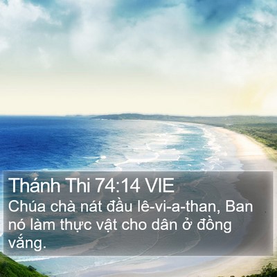 Thánh Thi 74:14 VIE Bible Verse Image