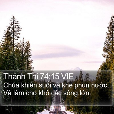 Thánh Thi 74:15 VIE Bible Verse Image