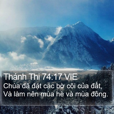 Thánh Thi 74:17 VIE Bible Verse Image