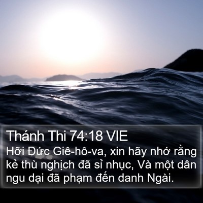 Thánh Thi 74:18 VIE Bible Verse Image