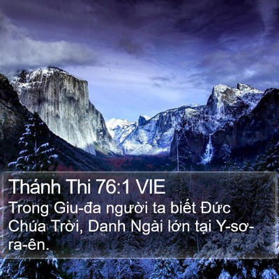 Thánh Thi 76:1 VIE Bible Verse Image