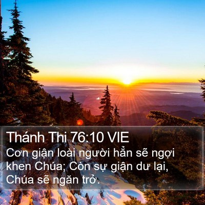 Thánh Thi 76:10 VIE Bible Verse Image