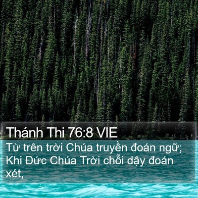 Thánh Thi 76:8 VIE Bible Verse Image