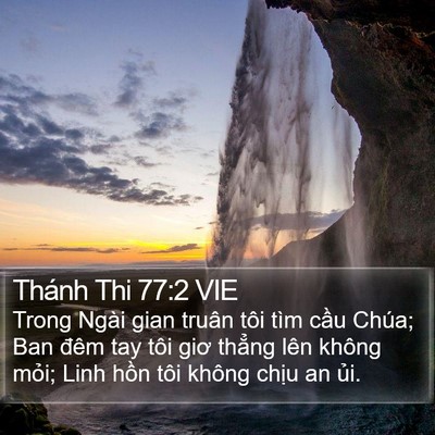 Thánh Thi 77:2 VIE Bible Verse Image