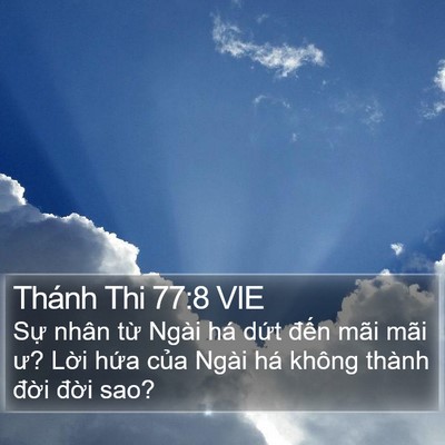 Thánh Thi 77:8 VIE Bible Verse Image