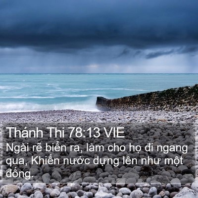 Thánh Thi 78:13 VIE Bible Verse Image