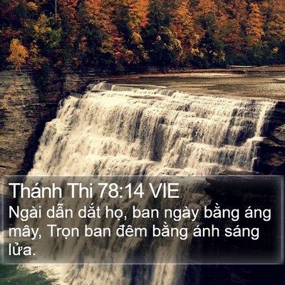 Thánh Thi 78:14 VIE Bible Verse Image