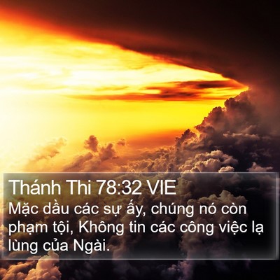 Thánh Thi 78:32 VIE Bible Verse Image