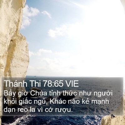 Thánh Thi 78:65 VIE Bible Verse Image