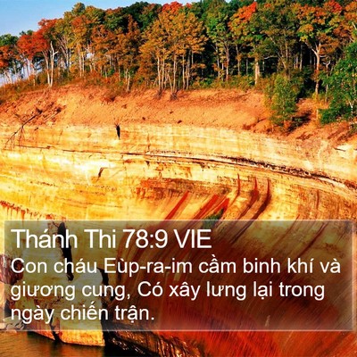Thánh Thi 78:9 VIE Bible Verse Image