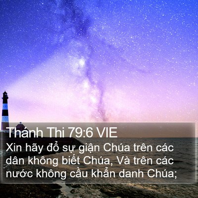 Thánh Thi 79:6 VIE Bible Verse Image