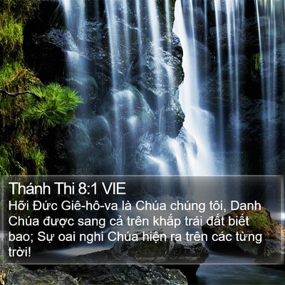 Thánh Thi 8:1 VIE Bible Verse Image