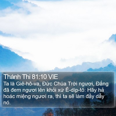 Thánh Thi 81:10 VIE Bible Verse Image